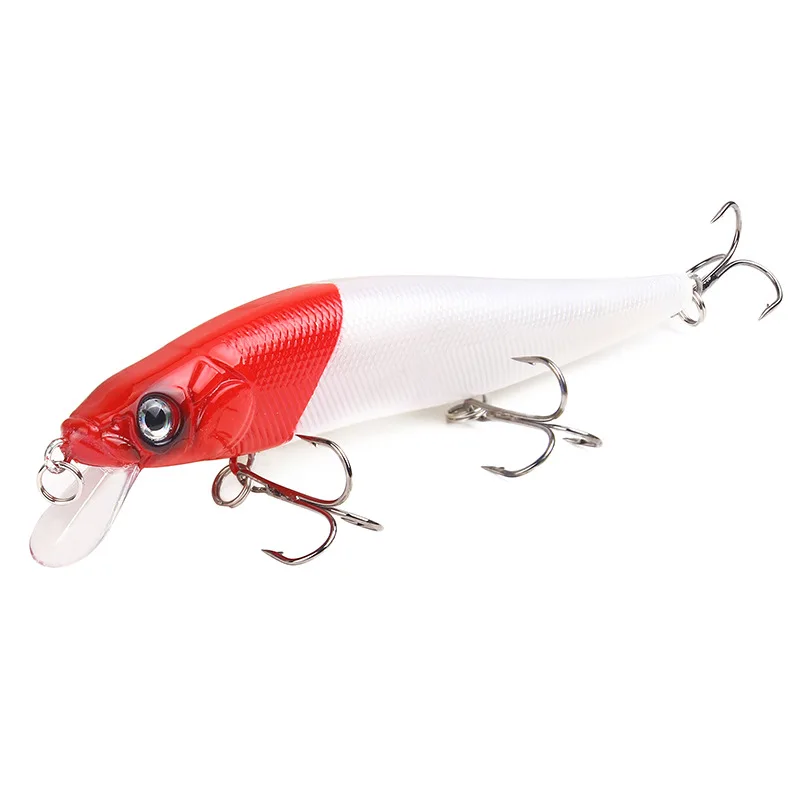 1 PCS/lot 14cm/23g Fishing Lure Minnow Hard Bait With 3 Fishing Hooks Fishing Tackle Lure 3D Eyes Wobblers Jig Fishing Gear - Цвет: 9