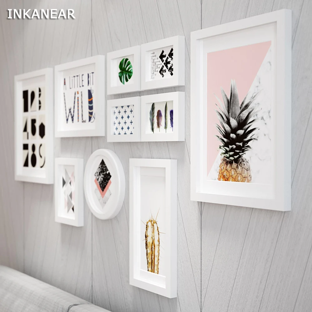 Large Size Photo Frames Modern Pineapple Office/Store/Home Wall