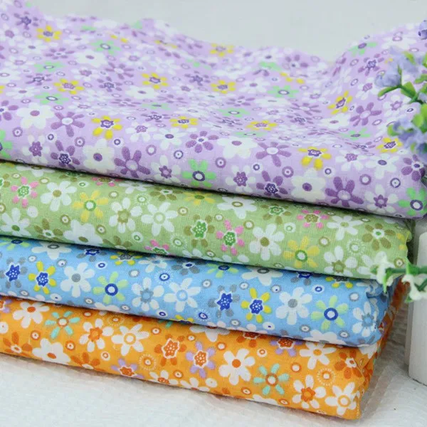 Flowers Series Cotton Fabric For Sewing Clothing Flowers Series Cotton Fabric For Sewing Clothing 150cm Width Bedsheet Material Curtain Cloth