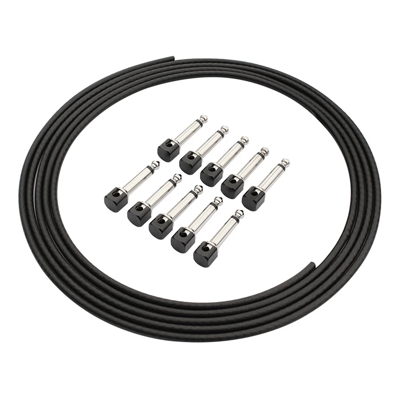 Effects Diy Solderless Cable Kit Pro Guitar Pedalboard патч-корд набор прочных струнных инструментов эффект аксессуары