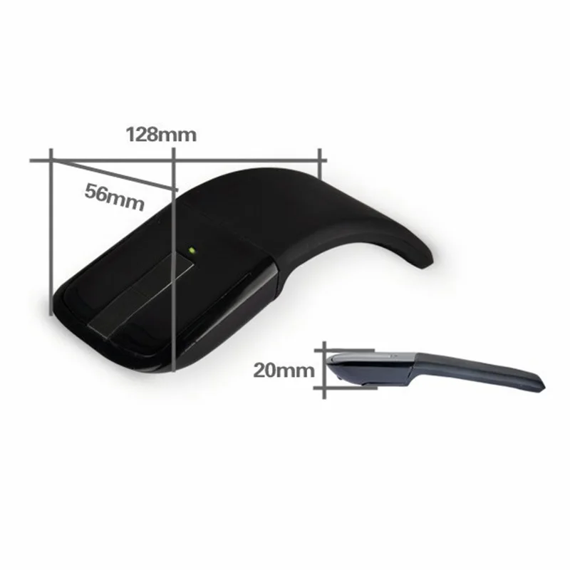 2.4GHz Folding Wireless Mouse With USB Receiver Bendable Optical Mice for Computer PC Laptop GY88