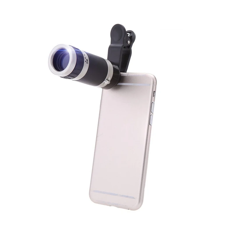 

KINGOPT 8x18 Monocular Portable Optical Zoom Phone Monocular Telescopes Professional Cell Phone Camera Lens Shooting Tools