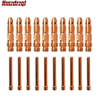 

20Pcs Welding Tools Consumables Tungsten Collet Body And Collet 1.6mm For WP17 18 26 Torch For TIG Inverter DC Welding Machine