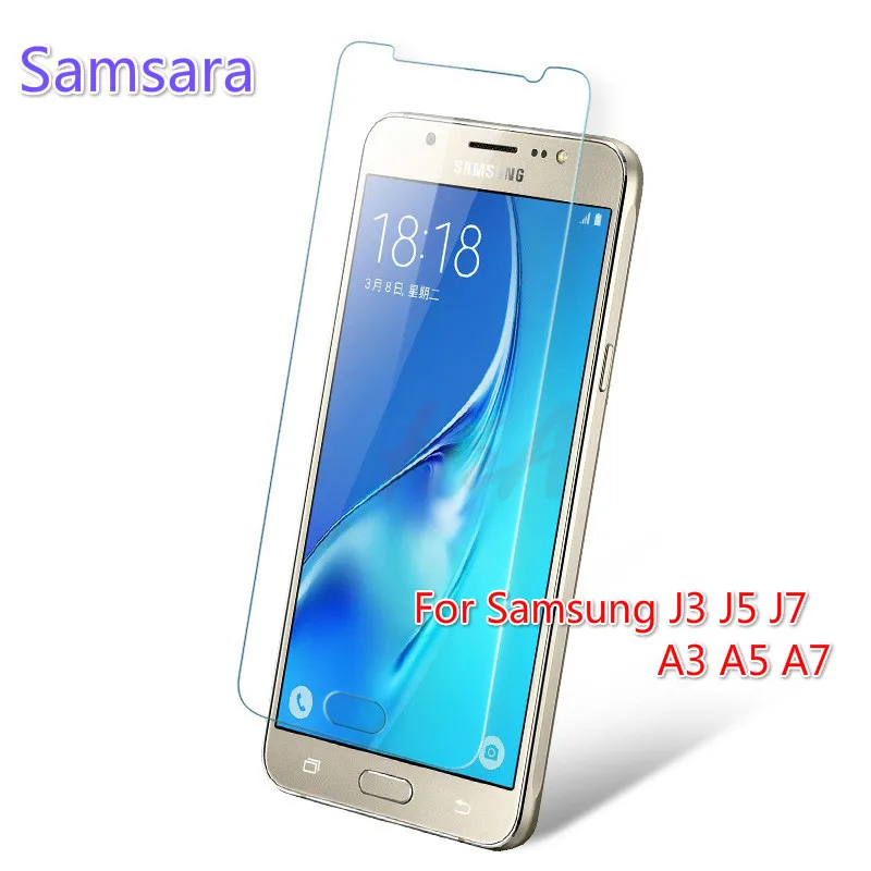 Защитное стекло Samsara 2.5D Arc для Samsung Galaxy J3 J5 J7 2016 A3 A5 A7 2017 защитная пленка из