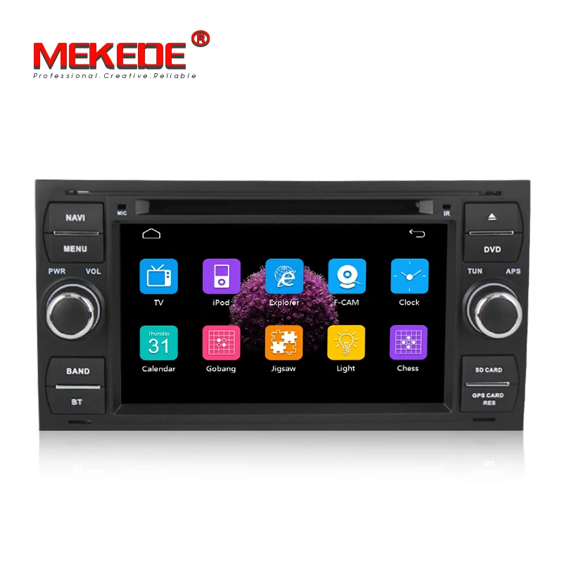 Sale MEKEDE free shipping Car Multimedia dvd Player For Focus C-Max S-Max Fusion Connect Fiesta Galaxy Mondeo Car Radio Head Unit BT 3