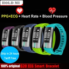 Tenir Mi G20 ECG en temps Réel Entendre Moniteur de Fréquence Intelligent Bracelet Fitness Tracker Activité Sang Pression Bracelet Pulsometro PK ID107
