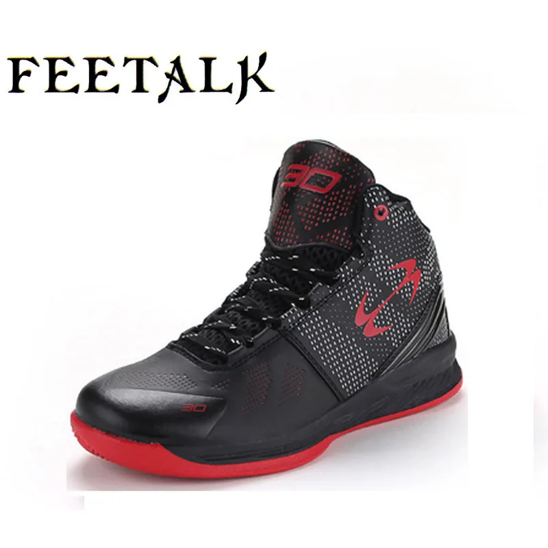 Image Feealk  Kids Basketball Shoes Boys Girls Shockproof Sport Running Walking Shoes Blue Teenage Sneakers Chaussure Basket Enfant