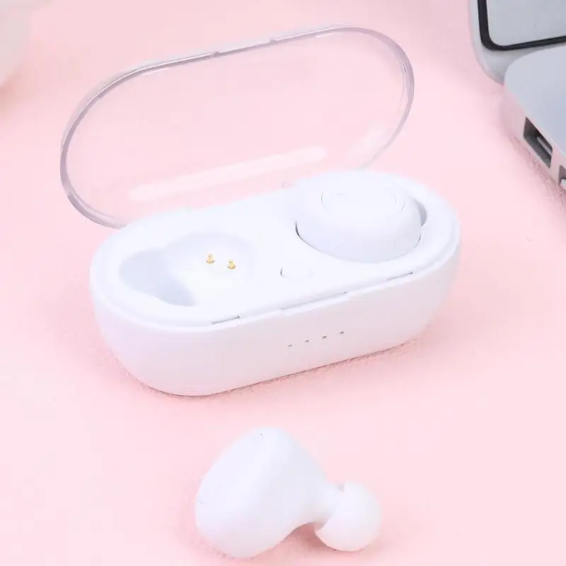 TWS5 Bluetooth наушники мини беспроводные Bluetooth 5,0 наушники-вкладыши 3D стерео с дисплеем зарядная коробка с микрофоном
