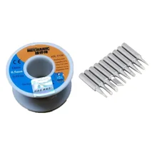 12 шт. 900 м серии паяльник советы для YouYue8586+ 1 шт. 0,5 мм 50 г Оловянная свинцовая Олово проволока ядро припоя паяльная проволока рулон