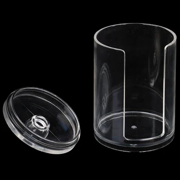 

Portable Makeup Organizer Make Up Cotton Pad Holder Container Acrylic Cotton Swab Storage Box Cosmetics Storage Case