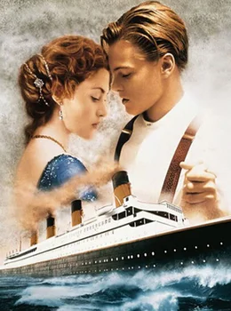 

5D DIY Diamond Embroidery Scenery Titanic Full Diamond Painting landscape Cross Stitch Round Needlework Home Decor gift