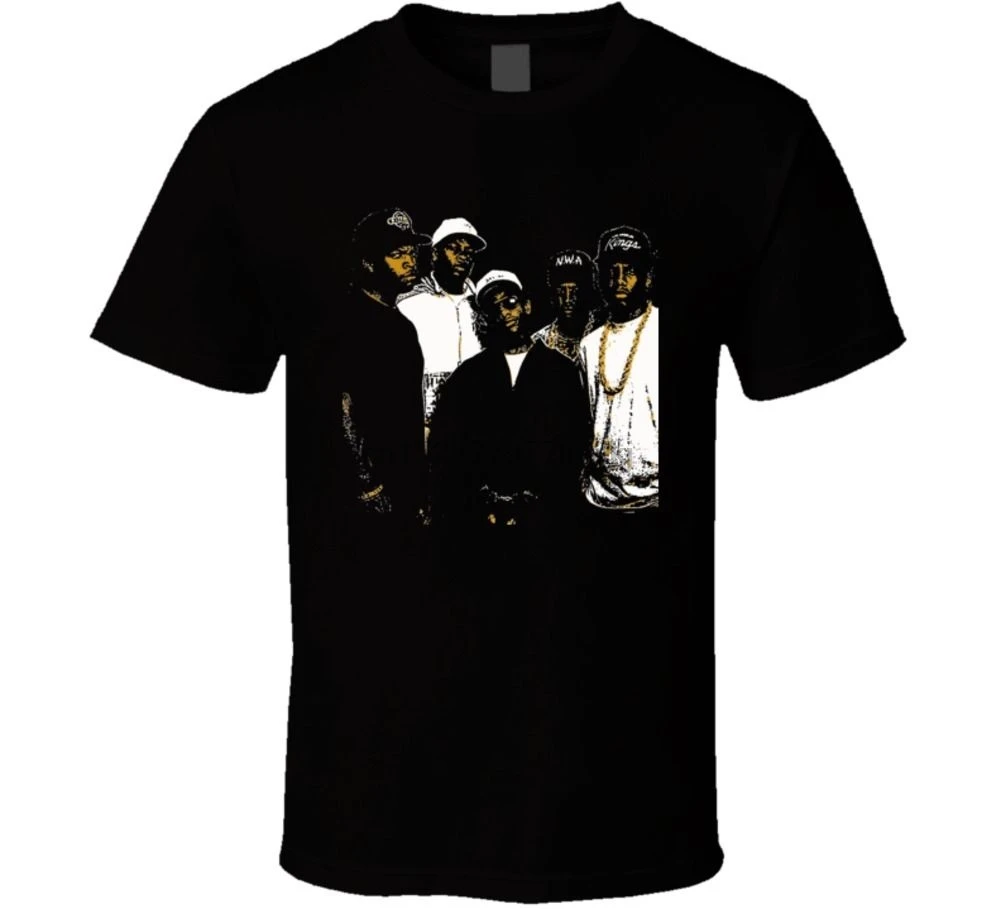NWA Rap Ice Cube Eazy E Dr Dre гангста 90s Fan футболка Топы летние крутые Забавные футболки