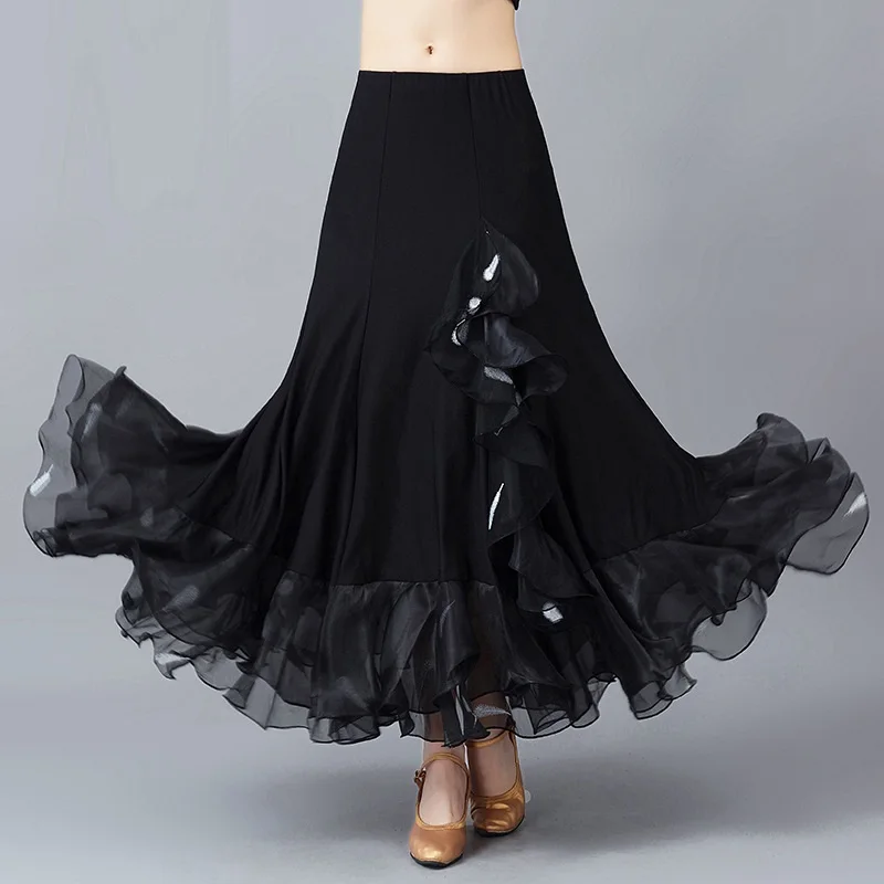 Women's Ballroom Dancing Skirt Female Belly Dance Suit Modern Dance