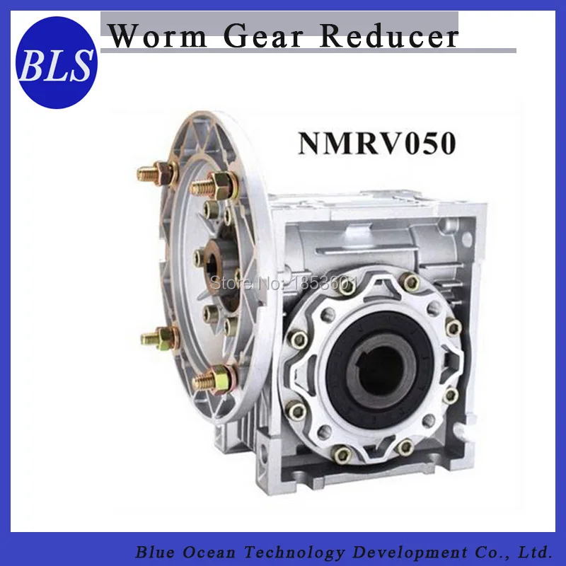 Червячный редуктор NMRV025 червячный редуктор 7,5-60: 1 для 9 мм входного вала и выхода 11 мм