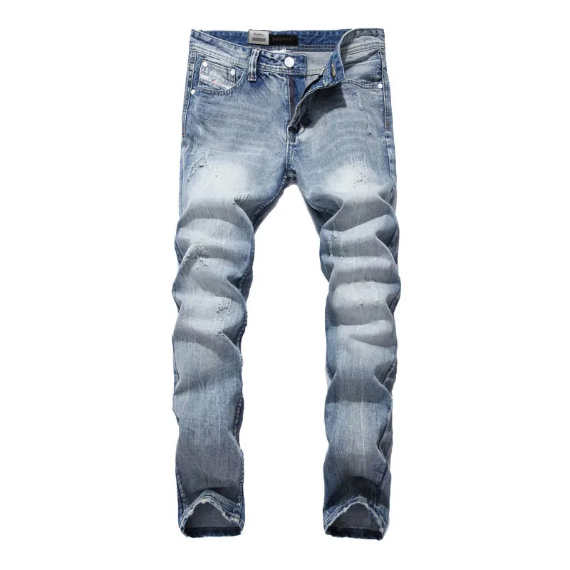 Новинка, бренд Balplein, мужские джинсы, известные синие мужские джинсовые брюки, мужские джинсы прямого покроя, мужские джинсы, синие джинсы, 981-A