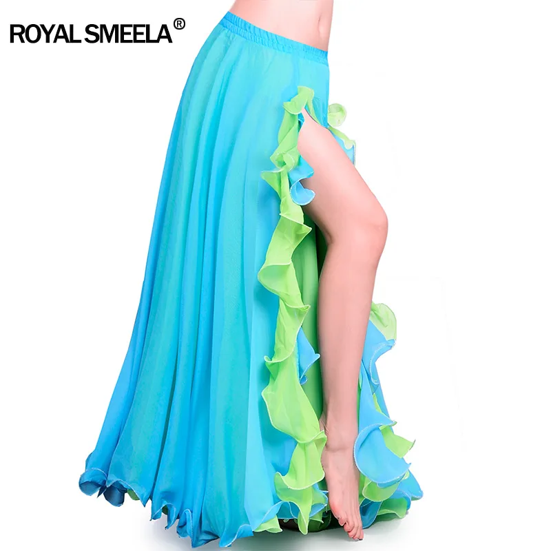 Женский шифоновый костюм для танца живота юбка в форме листа лотоса|skirt ballerina|skirts