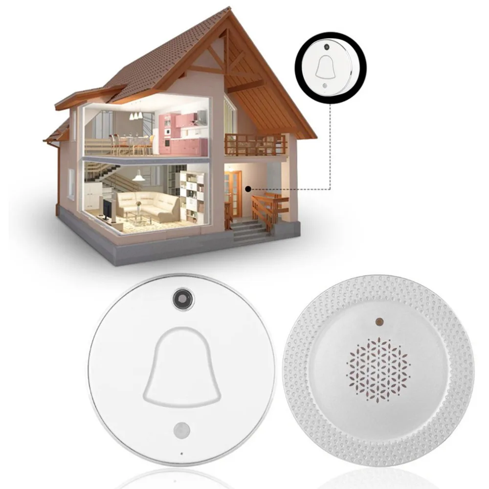 

Smart Wireless WiFi Enabled Camera Door Phone Visible Doorbell 90 Degrees Wide Angle 480*320 Pixel Home Security