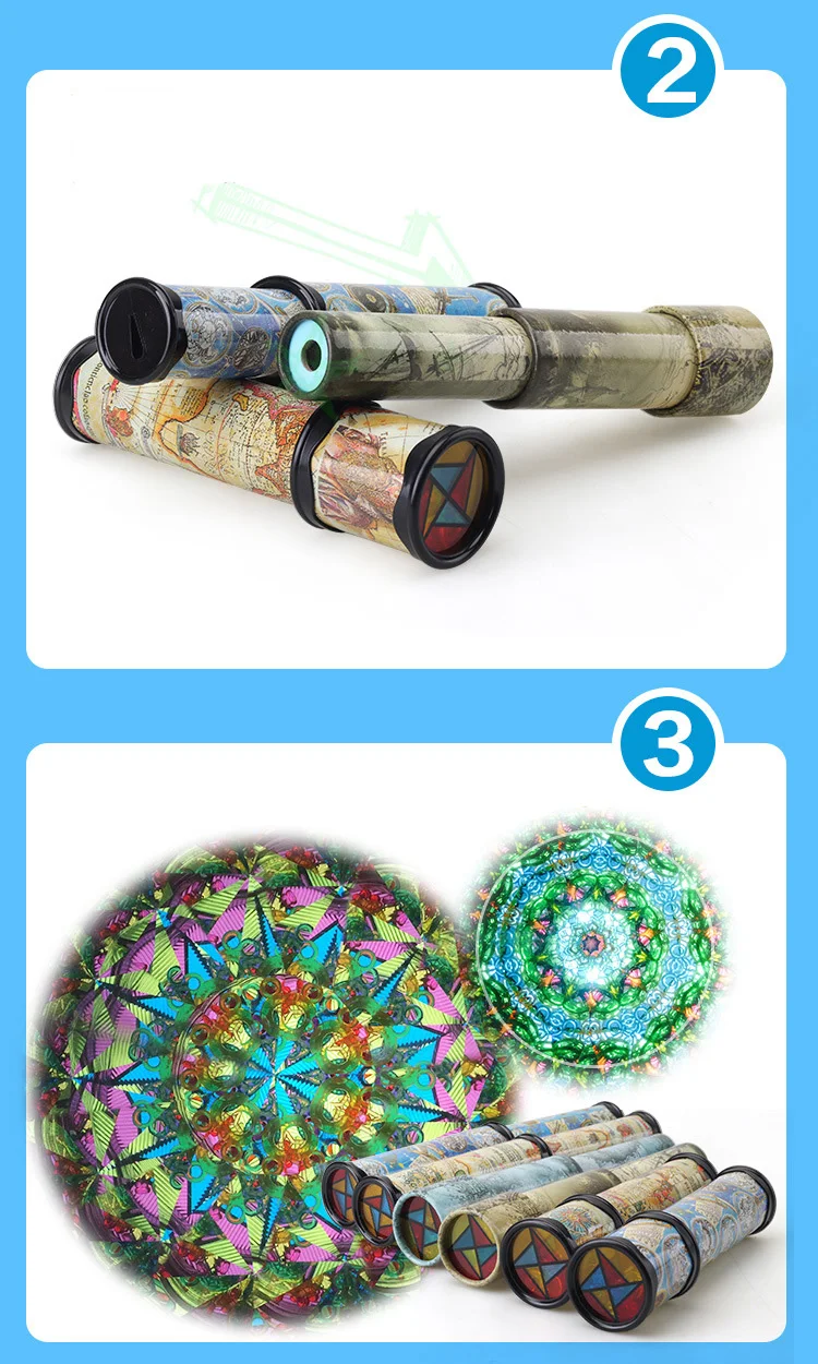 Scalable Rotation Kaleidoscope 30cm Magic Changeful Adjustable Fancy Colored World 9 HTB1AHcaQsfpK1RjSZFOq6y6nFXaZ