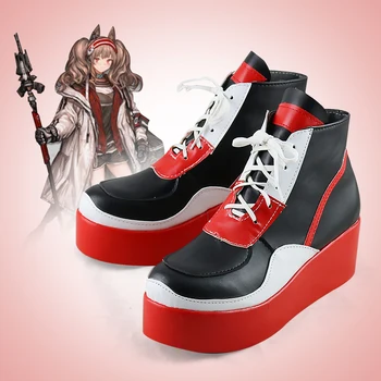

Game Arknights Cosplay Shoes Boots Angelina Cosplay Shoes Halloween Party Daily Leisure Shoes Anime Cosplay Shoes