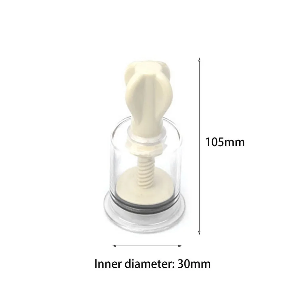 Twist Suction Cupping Cup Nipple Enhancer Massage Vacuum Cans Fetish Plastic Enlarger Suction Enlarger Body Breast Massager Cups