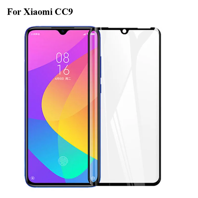 

2PCS For Xiaomi Mi CC9 Screen Protector Full Anti-Burst Tempered Glass Screen Protector Film For Xiaomi Mi CC 9 Protection micc9