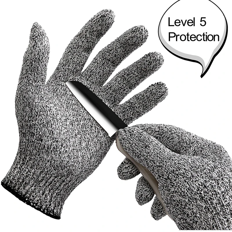 

1x Safurance Resistant Gloves Kitchen Cut Food Protection High-Performance 5-Level Protection Workplace Safety Gloves
