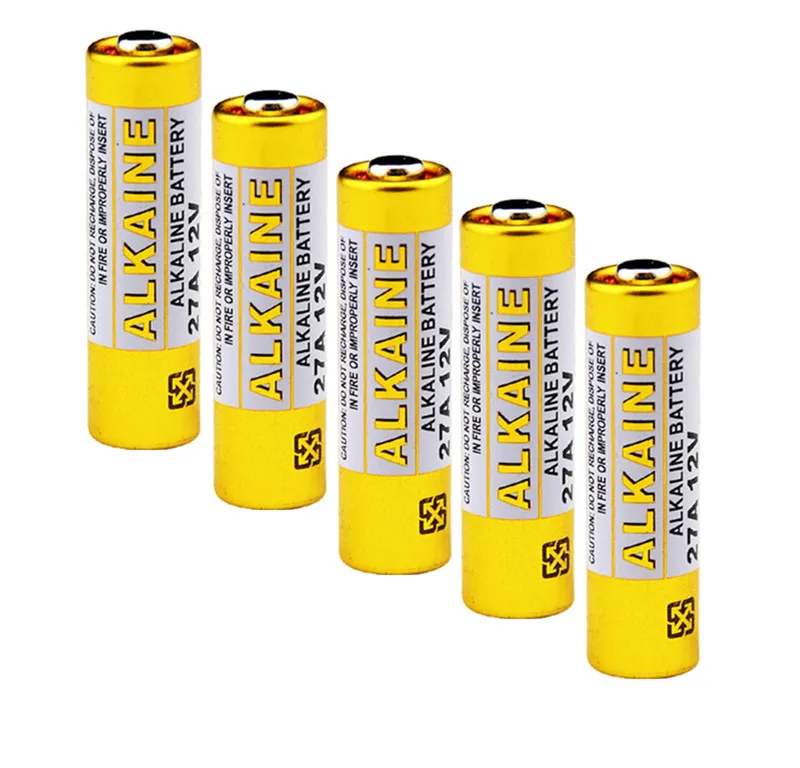 

5pcs 27A 12V dry Alkaline battery 27AE 27MN A27 GP27A A27BP V27A VR27 L828 for doorbell,car alarm,walkman,car remote control etc