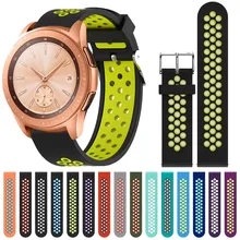 20 22 мм Galaxy watch 46 мм ремешок для samsung gear sport S2 S3 Classic Frontier watch Band huami amazfit pace Bip BIT Lite band