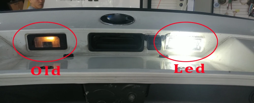 Led license plate light for BMW E39-4