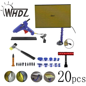 

20 pcs Tool Kit LED Light borde Strip Line Board with Dent Hammer Puller Tab Glue Gun