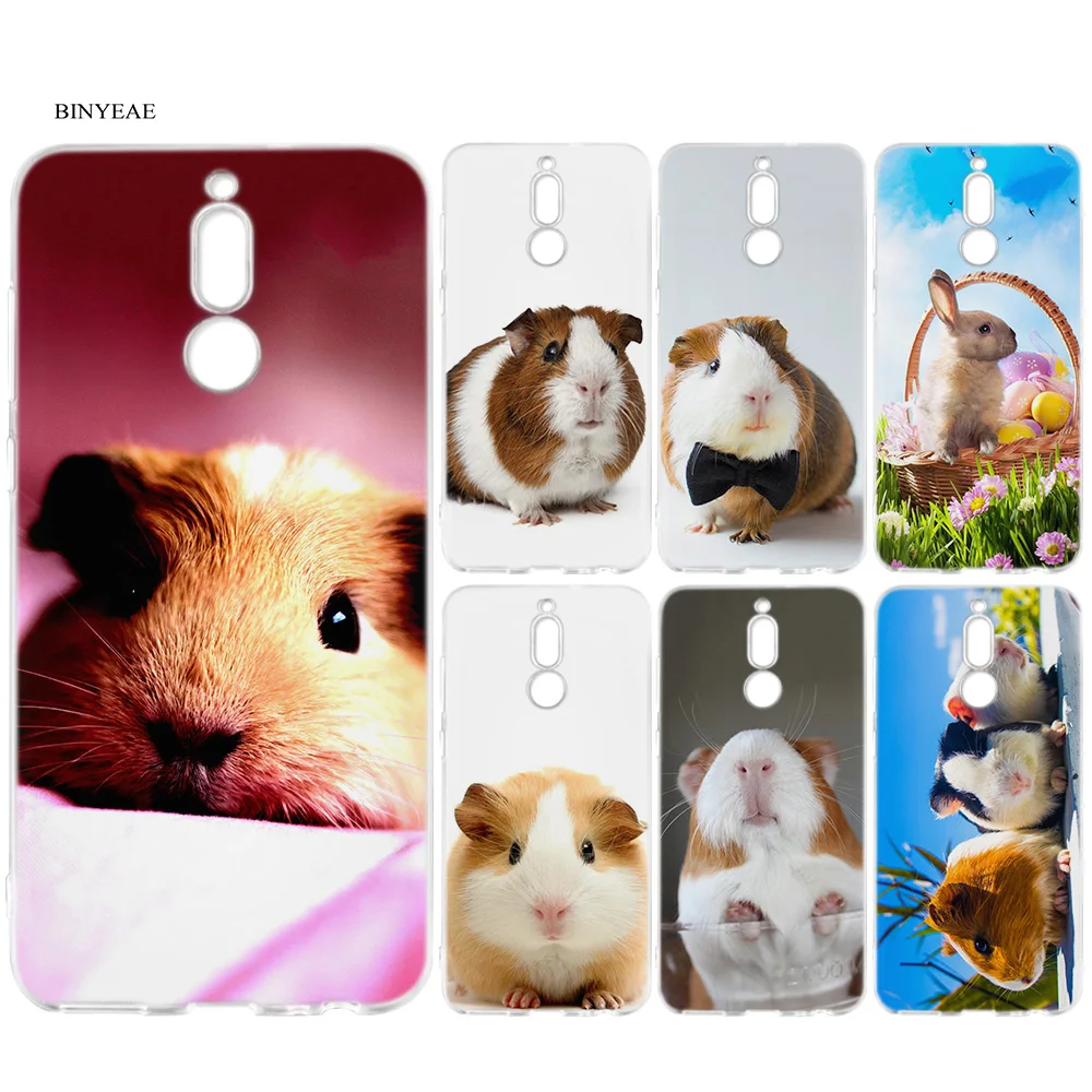 

Guinea Pig Cute Animal Pet Blue Cute Case for Huawei Mate 20 P20 Honor 9 10 8X 8C Nova 3i 4 Lite Pro P Smart Y6 Y9 Prime 2018