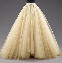 Jupon Enaguas de La Vendimia Larga Puffy Tul Vestido de Quinceañera Enagua de Crinolina Enagua Debajo de La Falda Enagua Mariage Femme