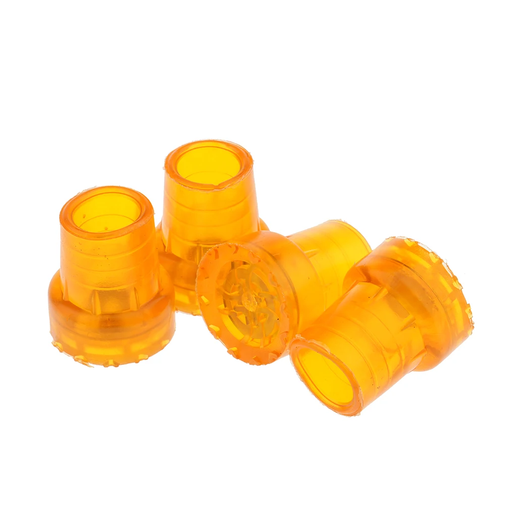 4pcs 19mm Anti Slip Rubber Crutches Tips Pad for Cane Walking Stick Crutch