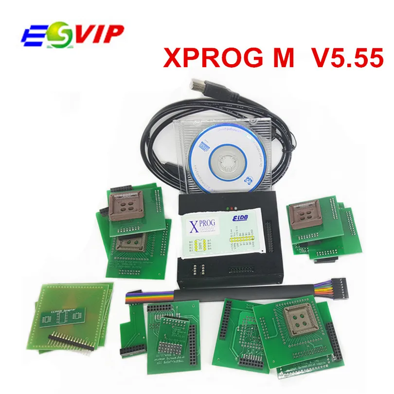 Новая модель Xprog 5,84 ECU программист V5.70 со всем адаптером+ ключ Xprog m XPROG V5.74 Лучшая цена XPROG V5.55