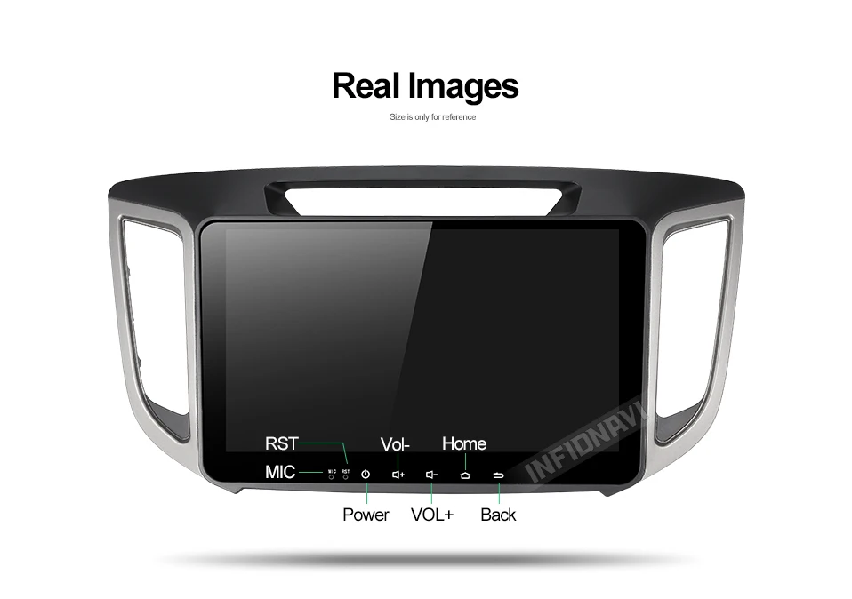 Best android 8.1 car dvd for Hyundai creta ix25 2014-2017 gps navigation radio video stereo multimedia player octa core IPS screen 1
