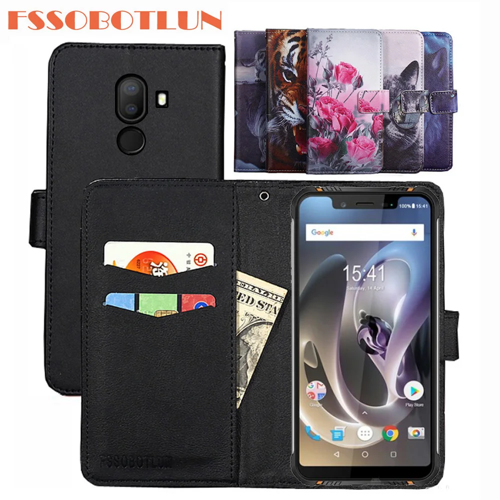 

FSSOBOTLUN 9 Colors For HomTom Zoji Z33 Case PU Leather Retro Flip Cover Shell Magnetic Fashion Wallet Cases Kickstand Strap