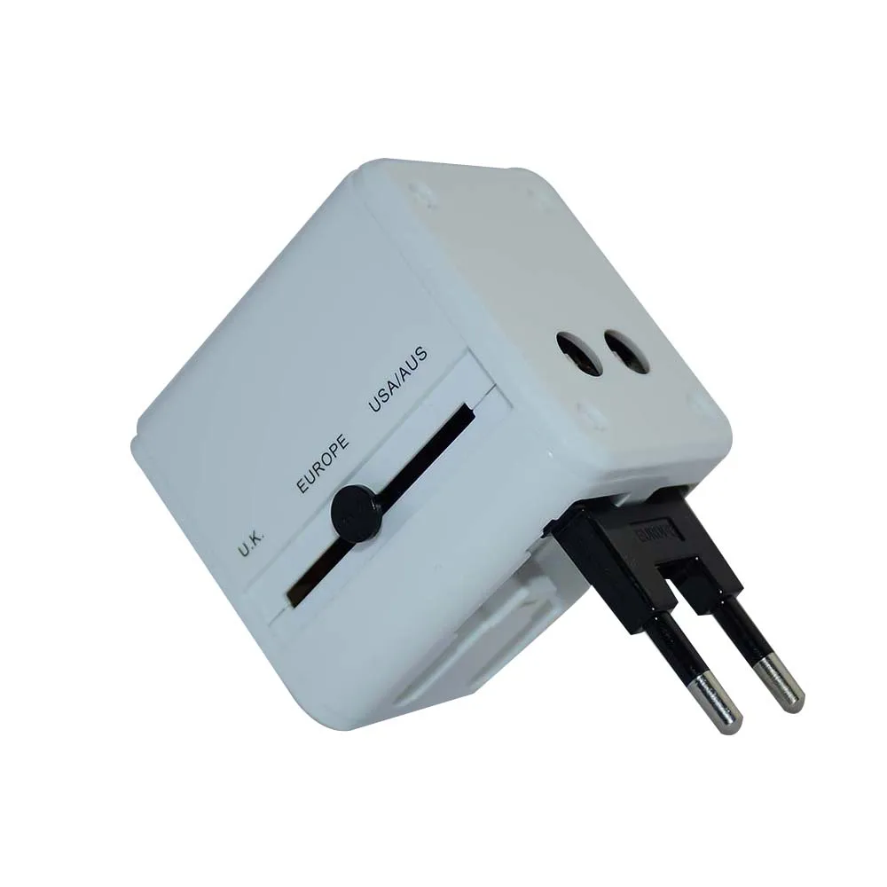 

Universal AC Adapter Converter USB Charger World All-in-one Travel Adapter Converter Power Plug with Cloth Pouch UK US EU AU