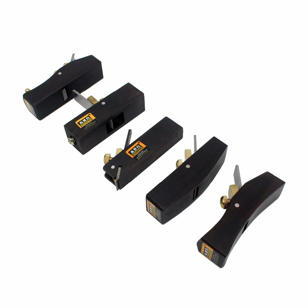 DIY Mini Hand Planes Carpentry Carpenter Ebony Joinery Woodwork Tools 5 pcs Set or 1 Pcs Hand Planer Free shipping - Image 3