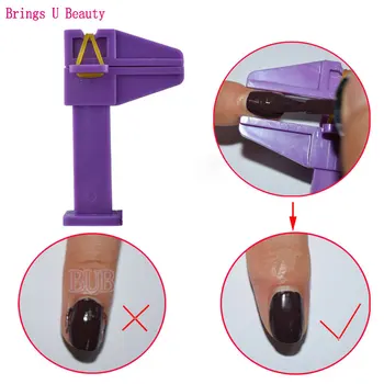 

2pcs/lot Finger Pinch Nail Clamp for Nail Gel Polish Border Beauty Nail Art Skin Care Manicure Tool
