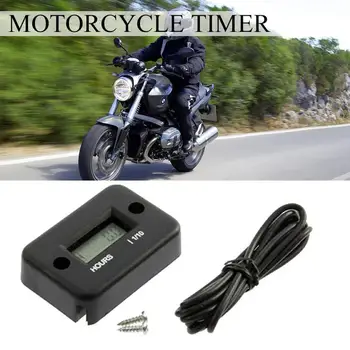 

Waterproof Inductive Digital Hour Meter LCD Display for Bike Motorcycle ATV Snowmobile Marine Boat Ski Dirt Gas Engine