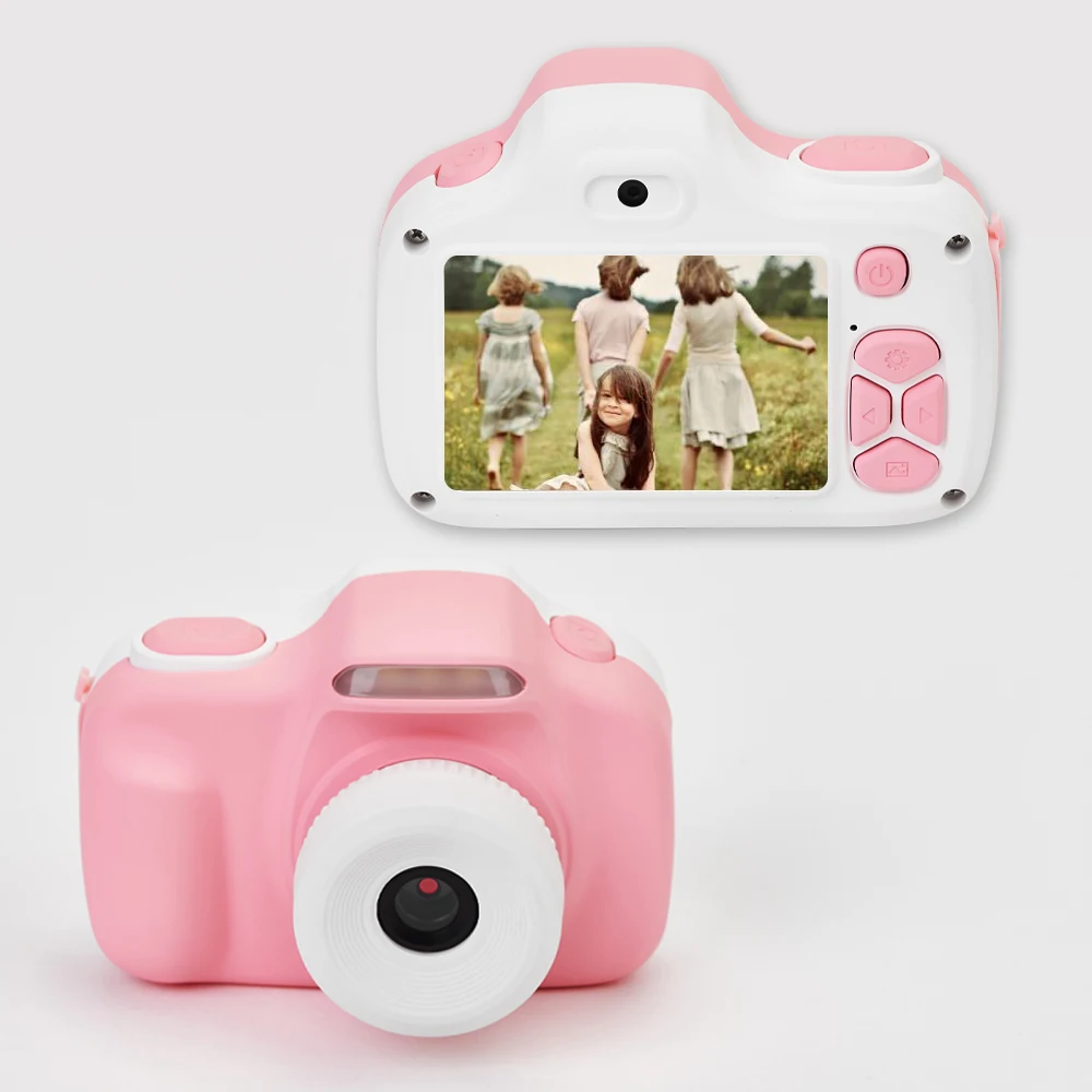 Digital SLR Camera for Kids,Shockproof and Front and Rear Selfie Camera 20.0M with 2.0 Inch IPS Screen Children Educational Toys