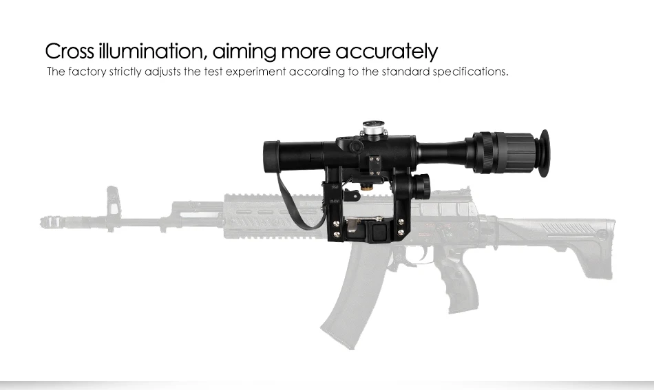 Огненный волк 4x24 PSO Тип Riflescope СВД снайперская винтовка серия автомат АК область для охотничий прицел