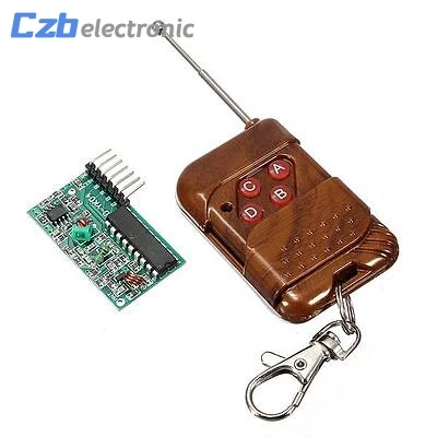 1 КОМПЛЕКТ IC 2262/2272 4 CH 315 Mhz 433 ключевые беспроводные комплекты дистанционного