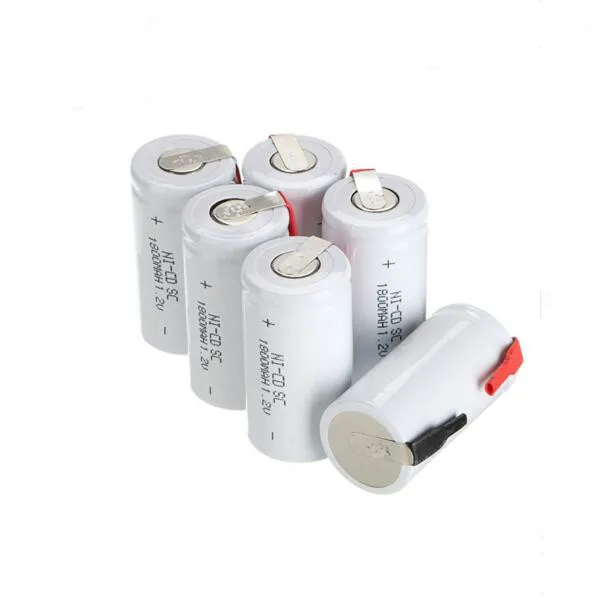 12 штук в партии! Мощный NI-CD sc 1800mAh 1,2 V аккумуляторная батарея для фонарика/камеры