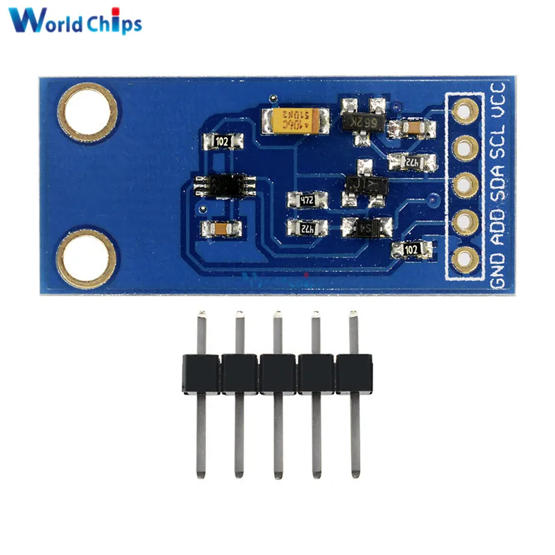 Модуль цифрового датчика интенсивности света BH1750FVI GY30 2 шт. для стандартной IIC