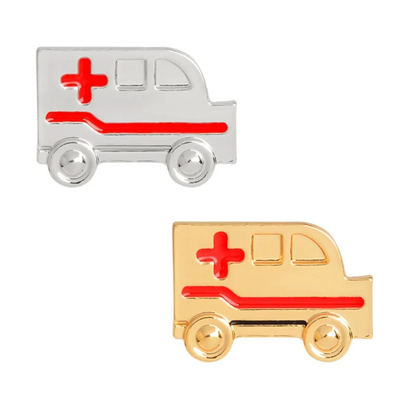 

1Pcs New Ambulance Pins Badges Brooches Lapel Pin Medical Jewelry Doctor Nurse Medical School Graduation Gift Nurse Jewelry