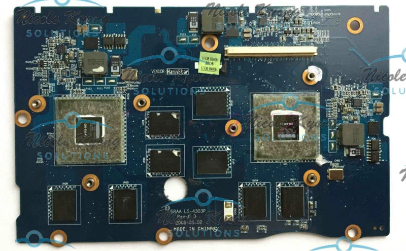 

100% working SLI 9600M GT G96-630-A1 512MB LS-4303P JSRAA VIDEO VGA Card for Toshiba Qosmio X305-Q708 X305-Q706