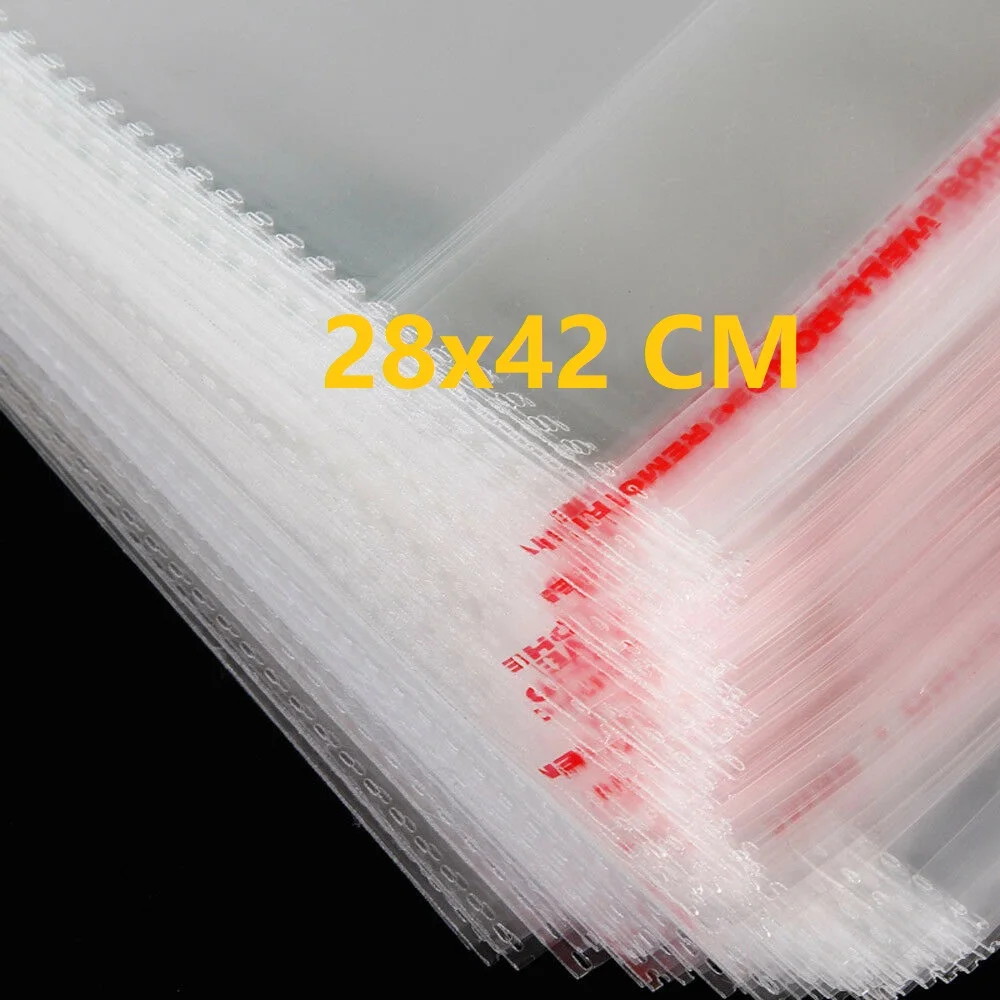 

Ysmile Clear Plastic Bag for Clothes Storage 28x42 cm 100 PCS