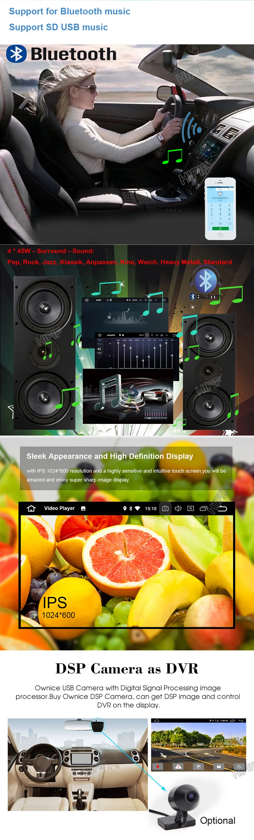 Clearance Car Multimedia player Android 8.1 2 Din GPS Autoradio For Mercedes/Benz/CLK/W209/W203/W208/W463/Vaneo/Viano/Vito FM DSP 13