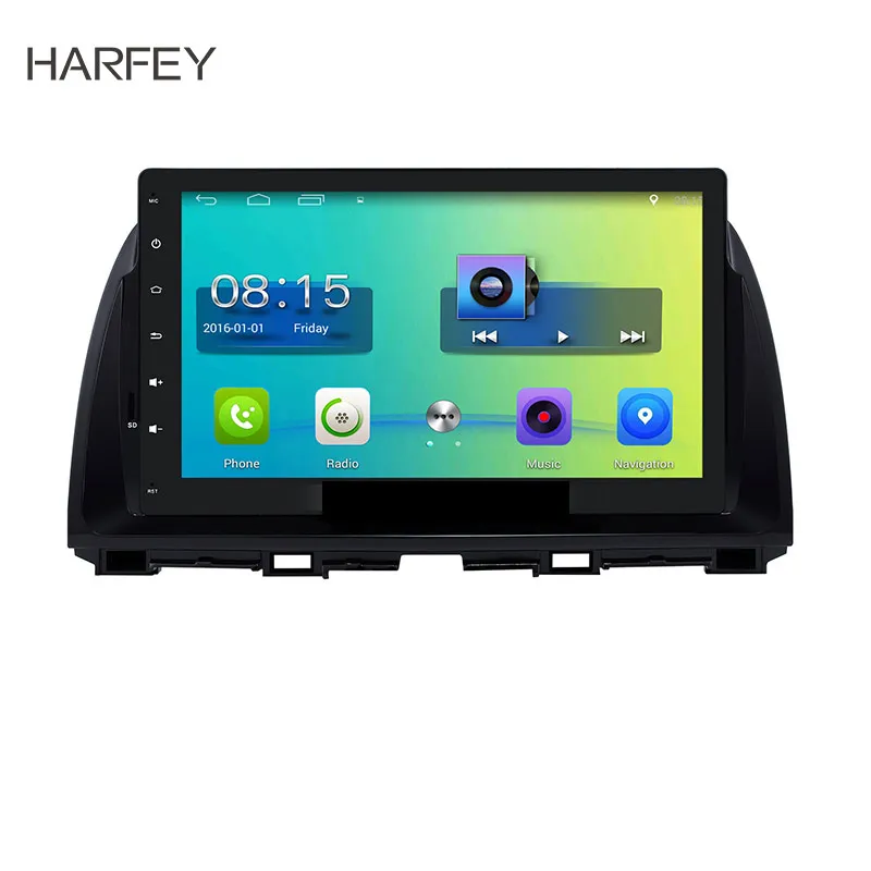 

Harfey Clearance car multimedia player 10.1" Android 6.0 for Mazda CX-5 2012 2013 2014 2015 GPS Navigation support 3G WIFI USB